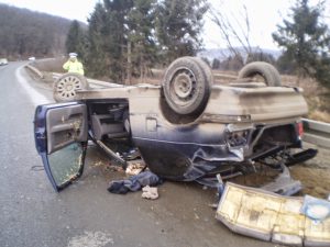 ACCIDENT INTRARE IN MEDIAS 25 IANUARIE 2015